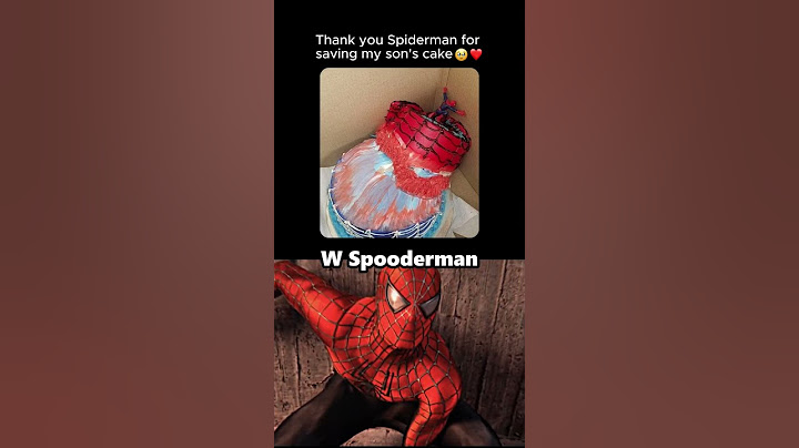 Spiderman Saved the Cake 🕸️💪 #shorts