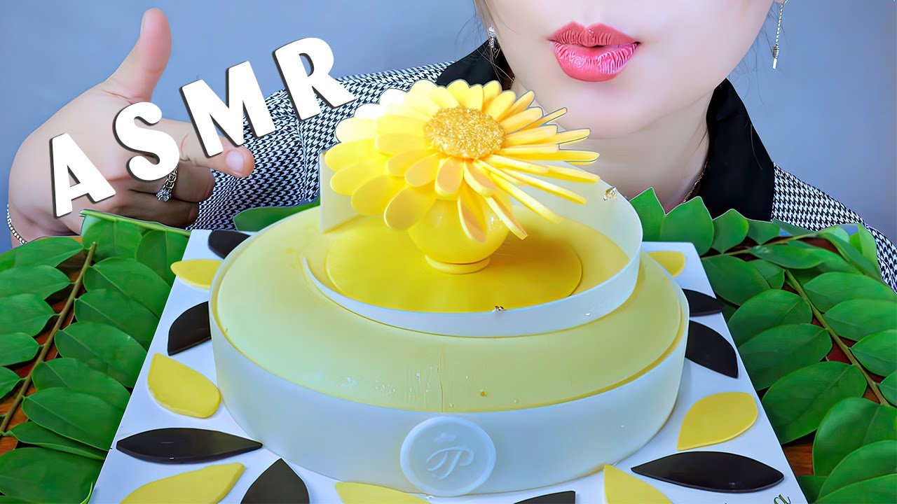 ASMR BÁNH KEM PHÁP PEMA SUNSHINE  | FRENCH CAKE SUNSHINE FROM PEMA PASTRY| LINH-ASMR