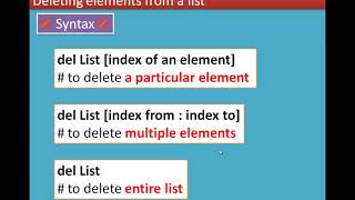 05/14 Chapter 9 Lists, Tuples, Sets and Dictionary