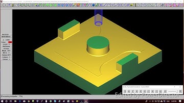 ECB003 Mastercam V9 Surface Rough Pocket Tool Path
