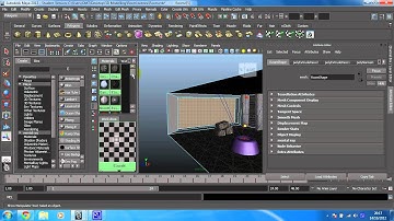 Learn Maya 2015: The basics - 31 -- Create a glass material using transparency