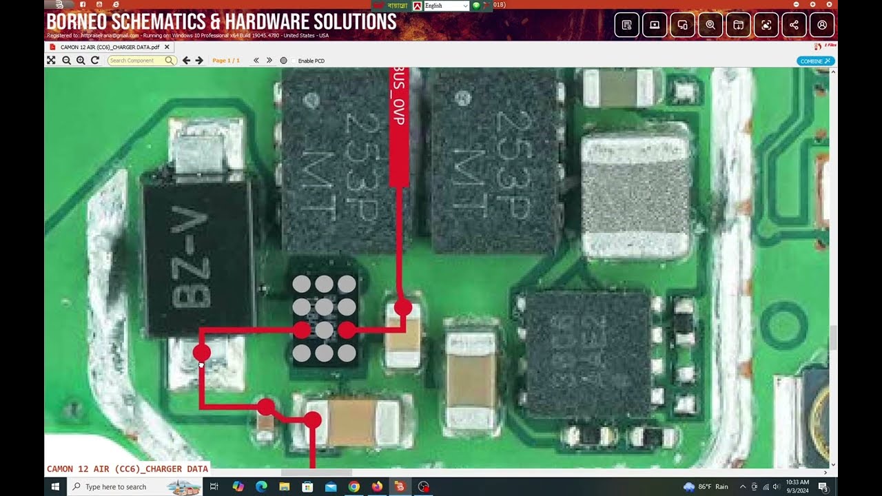 Tecno Comon 12 Air CC6 Charging Ic Data Way Problem Solution By Borneo Schematic Hardware Diagram