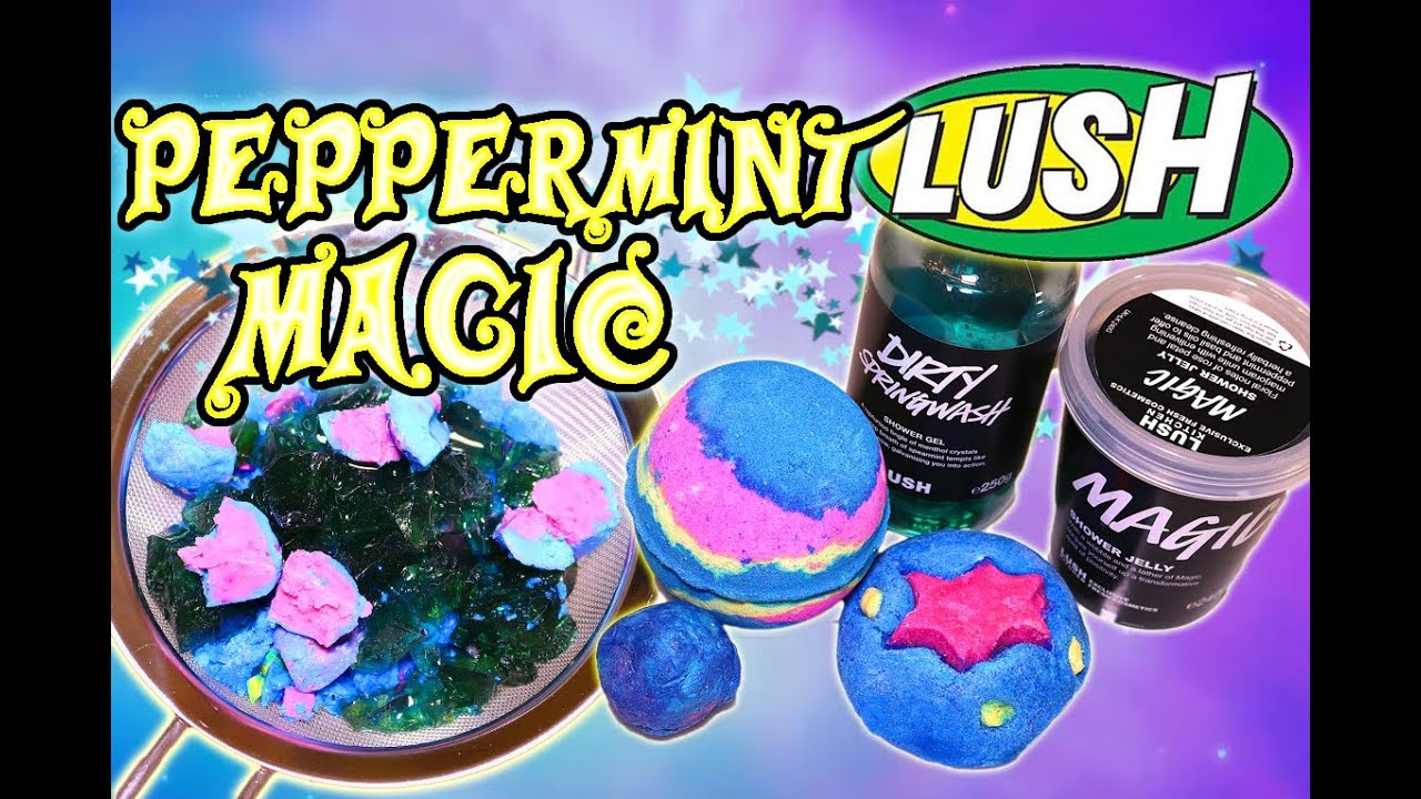 LUSH 🍬 PEPPERMINT MAGIC 🍬 Bath Cocktail Cocktails -N- Cutting