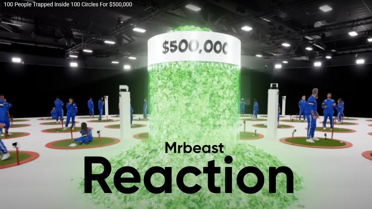 Mrbeast Trapped 100 People Inside of Circles! - YouTube