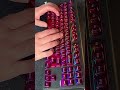 ELECFOX LINKY 87 w/ BSUN Taichi Linear Switches Keyboard ASMR! #keyboardasmr #asmr