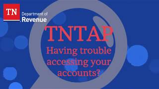 Information #TNTAPTuesday Gaining access to your accounts on TNTAP Guide