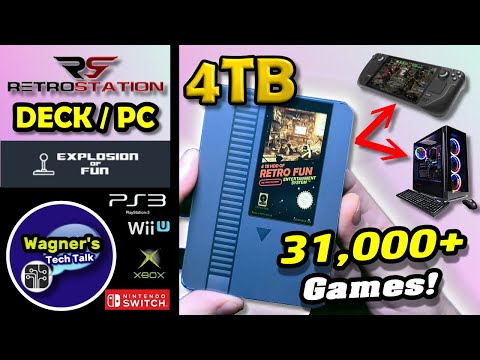 4TB Steam Deck & PC Retro Gaming Hard Drive - RetroStation Deck!