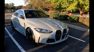 BMW G80 M3 AWD POV Drive in the Mountains Dragon Tail -- sound with both resonators deleted