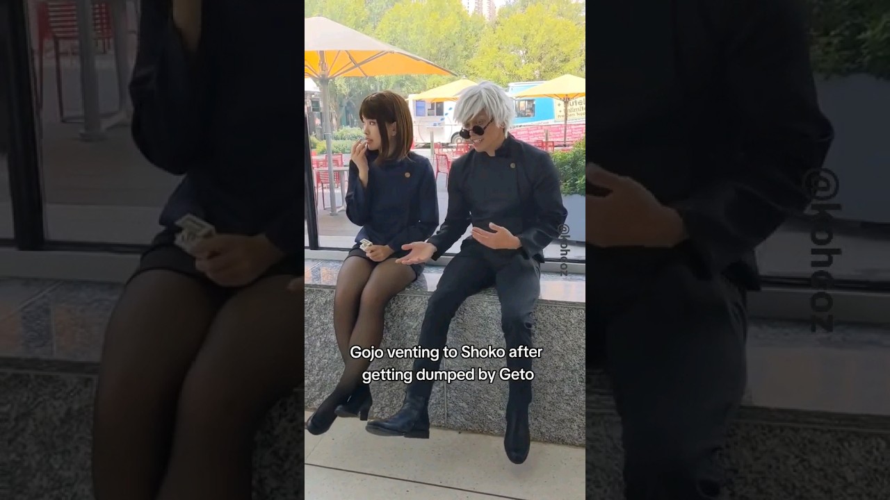 shoko's NEVER gonna hear the end of it now 😮‍💨 #jjk #jujutsukaisen #jjkedit #gojo #shoko #geto