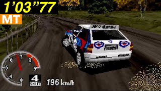  Lake Side - Fastest Lap 10377 Sspal Sega Rally Championship 1995