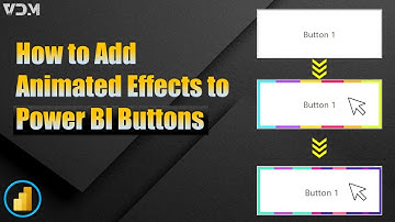 How to Add Animated Effects to Power BI Buttons