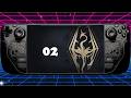 Skyrim slow gameplay to fall asleep to [Steam Deck] [Docked] Part 02 Bleak Falls Barrow