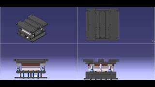 Forming Die - Catia V5 - DMU - kinematics -Alireza.Saediazar - متحرک سازی قالب کشش در کتیا
