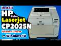 How to Download &amp; Install HP Color Laserjet CP2025N Printer Driver in Windows 10 PC or Laptop