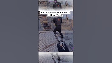 INSANE MW3 TRICKSHOT HITMARKER #modernwarfare3 #trickshot  #callofduty #mwsniping  #mw3