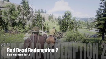 Red Dead Redemption 2 | Random Events Part 1 | Xbox One X 4K UHD