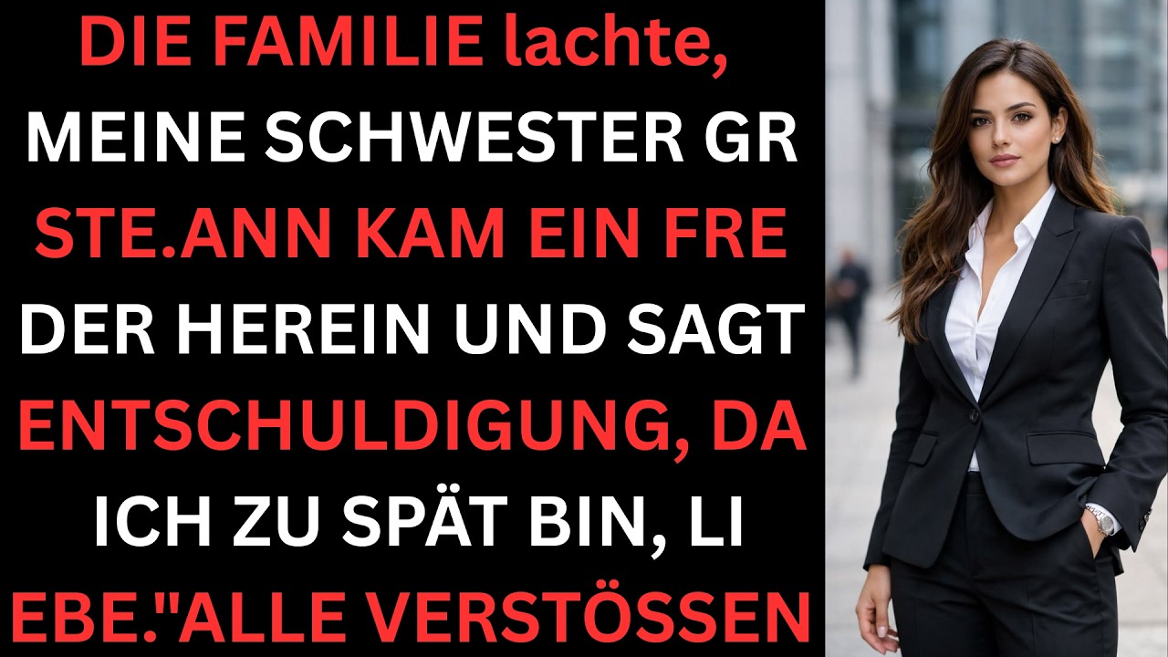 Meine Familie lachte, als ich allein zur Hochzeit kam — dann trat ein Fremder ein… und alle ersta