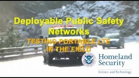 Deployable Public Safety Networks