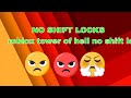 NO SHIFT LOCKS!!! roblox tower of hell!