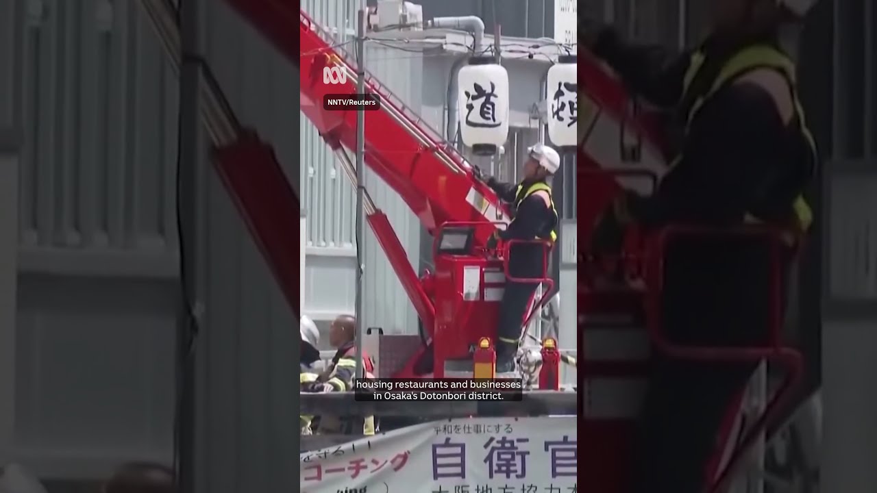 Two Firefighters Killed In Blaze Osaka S Popular Shopping District The World ABC NEWS