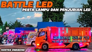 MEWAHNYA PESTA LAMPU & PENJURIAN BATTLE LED KONTES PURBALINGGA
