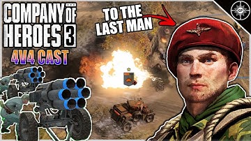 Commando DOMINANCE Races Against Time | 4V4 Red Ball Express | CoH3 Cast 2.0 #31