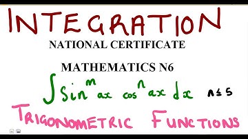 Mathematics N6 Integration of trigonometric functions Part 2 @mathszoneafricanmotives