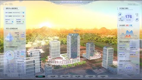 Smart City | Building Management | Digital Twin | Web3D WebGIS WebGL | مدينة ذكية | 스마트시티 | スマートシティ