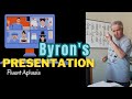 Fluent aphasia  byron gives a presentation