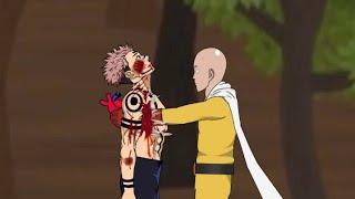 Saitama (OPM) vs Sukuna (JJK) if Sukuna met Saitama