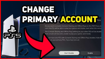 PS5 HOW TO CHANGE PRIMARY ACCOUNT EASY NEW!