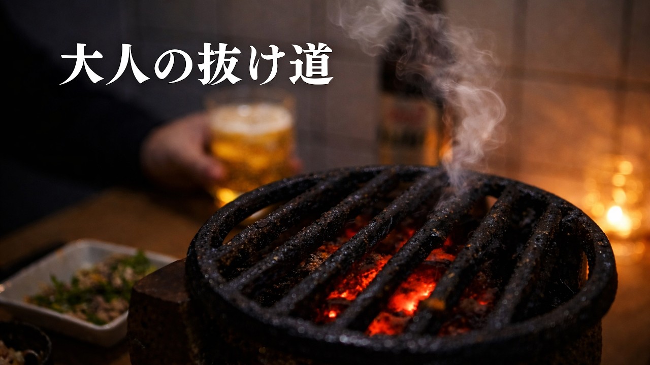 七輪で1人飲み。誰とも話さない夜のこと