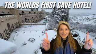 We Stayed At The Worlds First Cave Hotel!