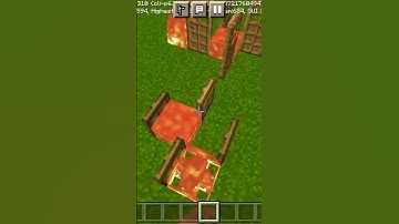 Minecraft lava logic 😎 but lol 😂 #logic #minecraft #shorts #viral