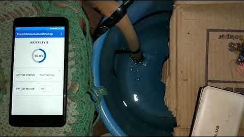 Internet of things Project : Electric Motor Automation and Water Level Monitoring Using Raspberry pi