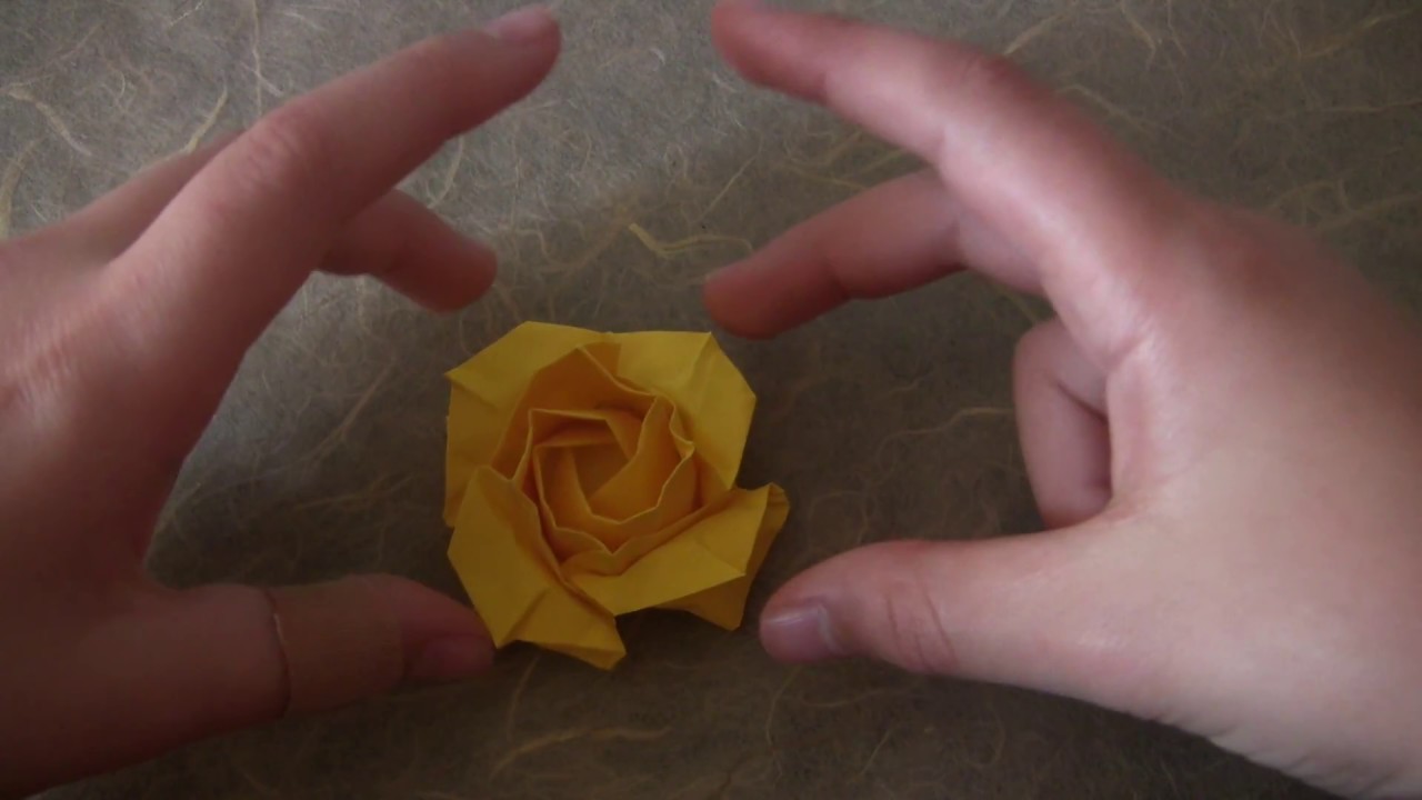 Origami Rose Base Tutorial YouTube