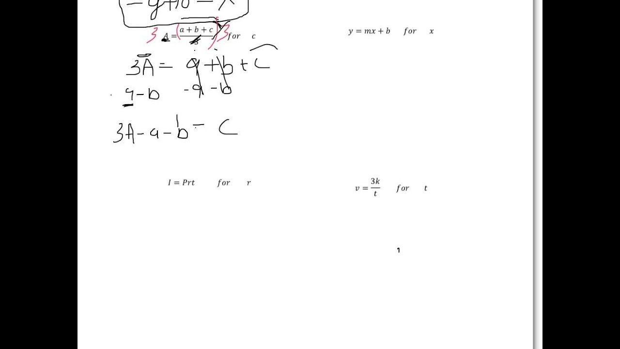 Math 88/89 2.4 Formulas pt. 2 - YouTube