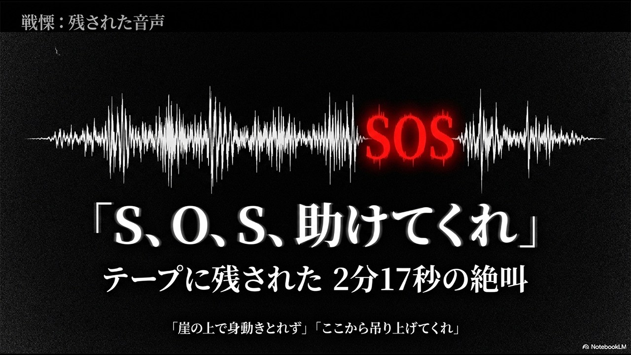 「SOS、助けてくれ」テープに残された2分17秒の絶叫。大雪山SOS遭難事件