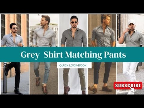 Grey Shirt Matching Pants Ideas || Grey Shirt Combination Pants - YouTube