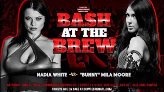Nadia White vs. Bunny Mila Moore, Bash 29, 6.3.23, Hialeah, FL ...