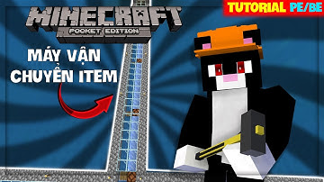 Hướng Dẫn Làm Máy VẬN CHUYỂN Trong MCPE/BEDROCK