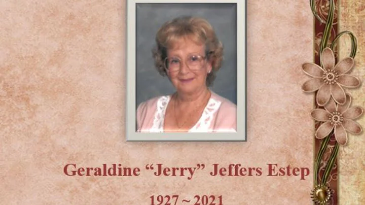 Service of Geraldine "Jerry" Jeffers Estep