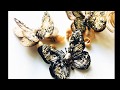 DIY | How To Make Butterfly Embellishment | Vintage | Mixed Media | Start To Finish