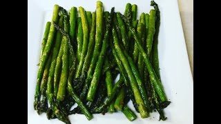 How to cook asparagus in a cast iron pan, is today