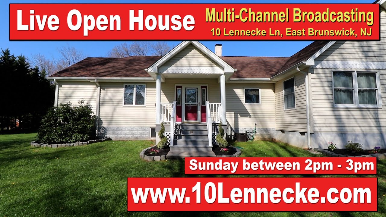Virtual Open House Remotely 10 Lennecke Ln, East Brunswick NJ Chris Harasim REMAX First