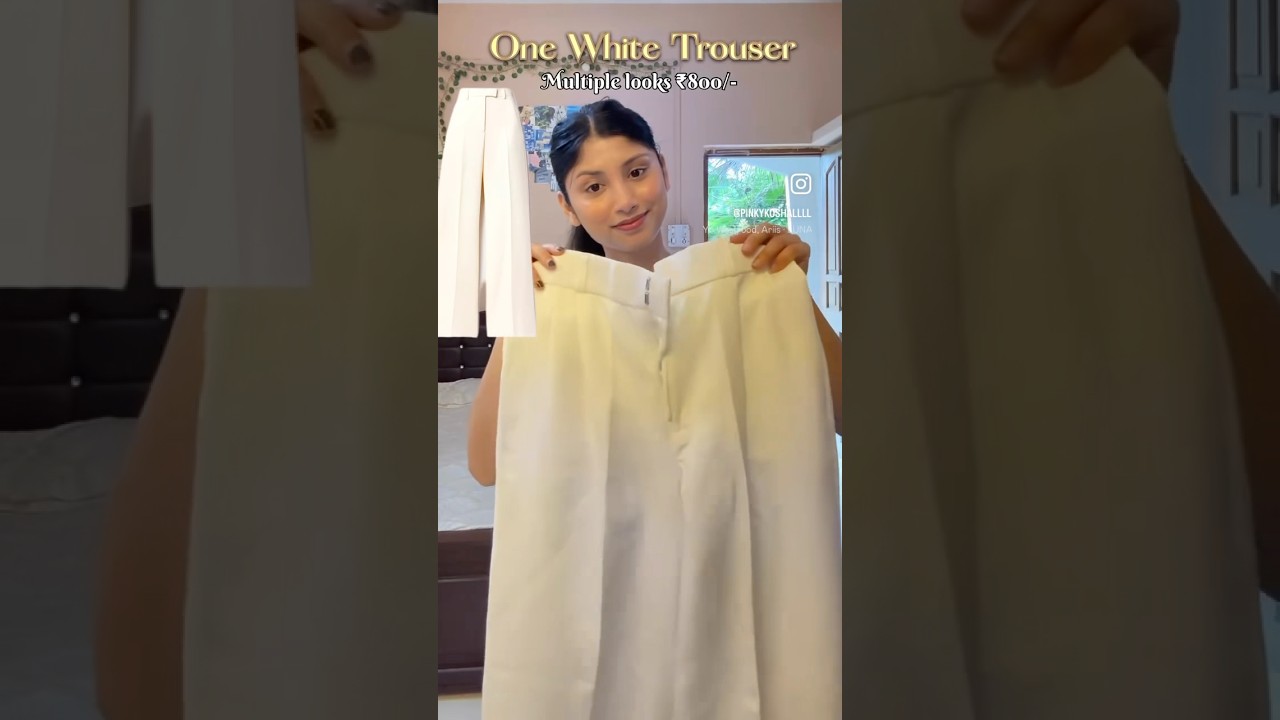 I Found A Perfect White Trouser 😍 