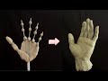 How to sculpt a Hand in water-based clay - part 2 - for beginners #hand #art #clay #beginners #ねんど