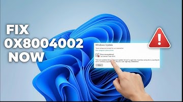 Fix Error Code 0x80004002 on Windows 11 — Quick & Easy Solutions!