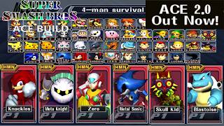 Super Smash Bros. Melee Ace Build 2.0 - All Characters   Skins