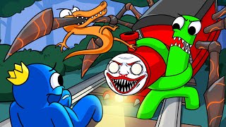 RAINBOW FRIENDS vs. CHOO CHOO CHARLES (Cartoon Animation)